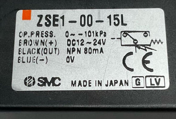 SMC ZM105H-K5LZ-E15L Vacuum Generator w/ Valve & Switch