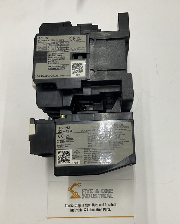 Fuji Electric SC35BAA Contactor w/ TK-N2 32-42A Relay