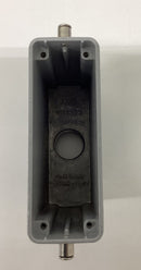 Ilme CAVT-24.5-L  3/4'' NPT Metallic Hood for2-Peg Single Lever-3