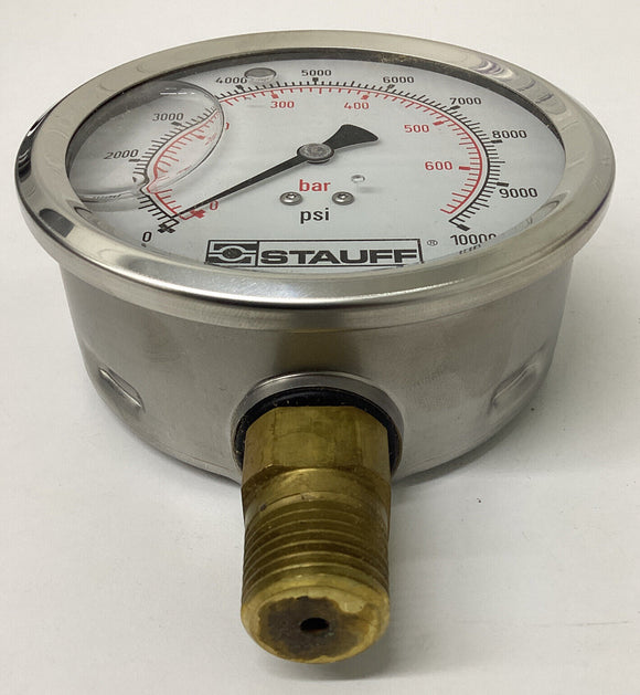 Stauff SPG-100-10000-5-S-N08 / STNA50713 Fluid Pressure Gauge 10000 Psi