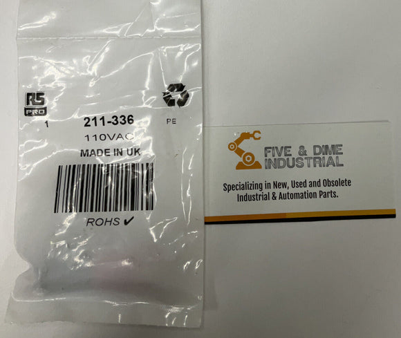 RS Pro 211-336 110VAC Red Panel Mount Indicator