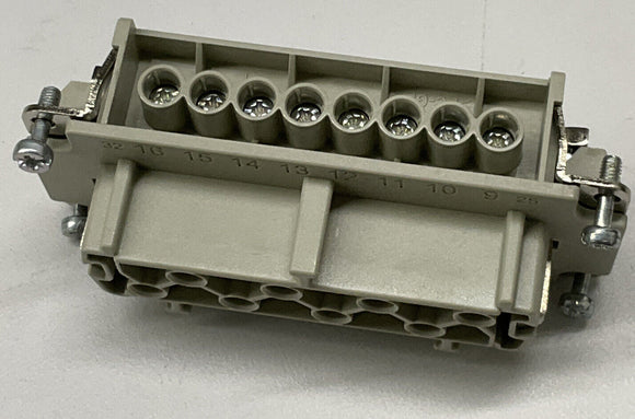 Epic 10.195000  H-BE 16-BS-DR 16-Pin Female Receptacle Insert