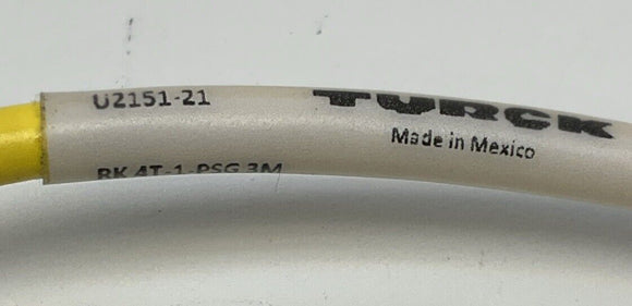 Turck RK4T-1-PSG 3M Cordset U2151-21