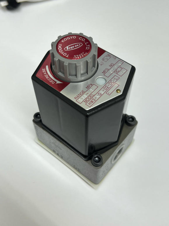 Toyooki Kogyo HW3-1G0-02-DC-L 24VDC Pressure Valve