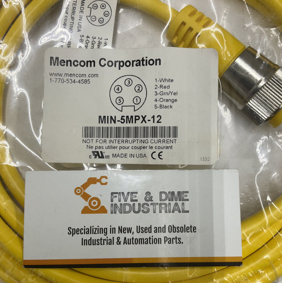 Mencom MIN-5MPX-12 Connector Cable