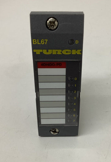 Turck BL67-4DI4DO-PD Input Output Module 6827203
