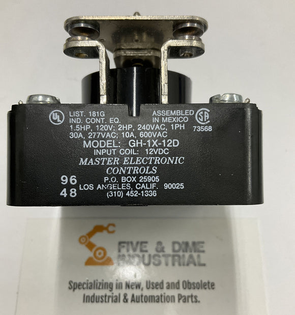 Master Electronic Controls GH-1X-12-D Relay