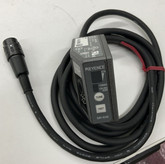 Keyence SR510 Barcode Scanner Sensor Head Reader 2D