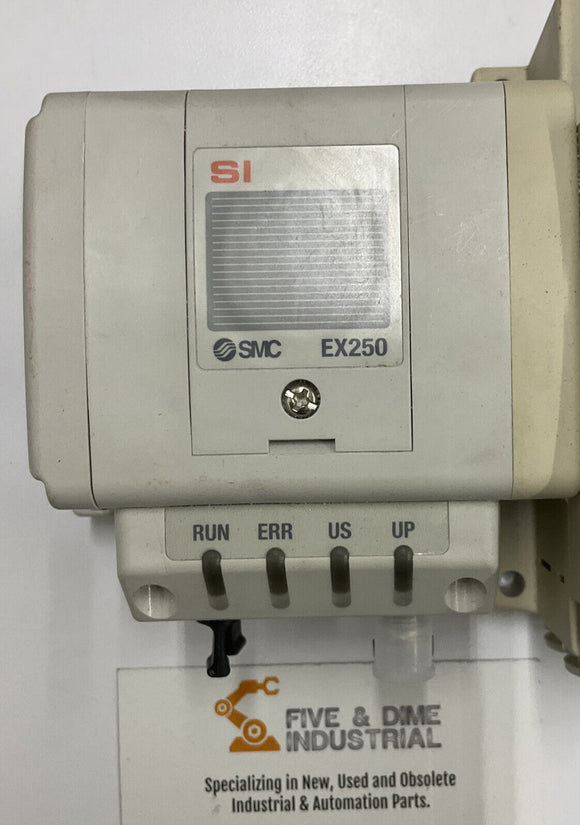 SMC EX250-SBI1-X41 Manifold SI-Unit 8 Slot with 7 Valves