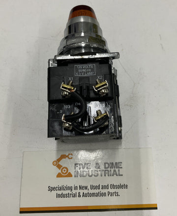 Cutler Hammer 10250T37NA Amber Lens SER. A2 120V 50-60Hz