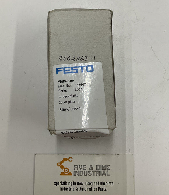 Festo VMPA2-RP  Valve Cover Plate