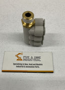 SMC KQ2ZT08-03S 6-Way Triple Branch Fitting 3/8" X 8mm-2