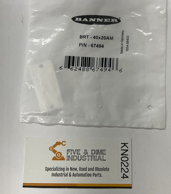 Banner BRT-40X20AM Retro Reflective Target Reflector 67494