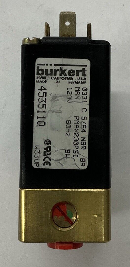 Burkret 453511Q 120 Vac Solenoid Valve