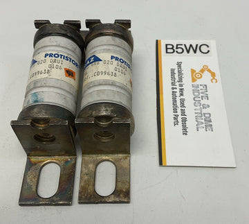 Ferraz D060 GRB 020 Daui Lot of 2  Protistor Fuse 20A 600V