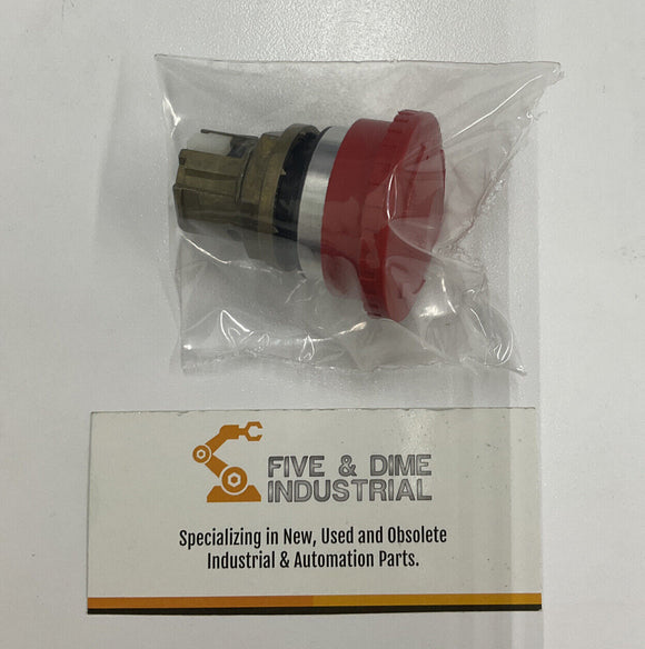 Allen Bradley 800E-MT4 Ser A Release Mushroom Red