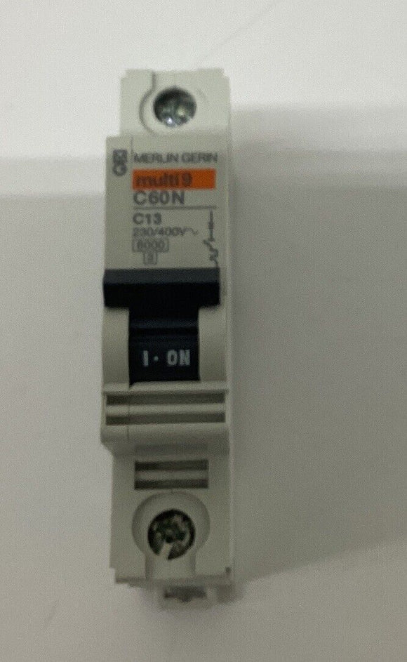 Merlin Gerin C60N-C13 Multi 9 13-Amp, 1-Pole Circuit Breaker