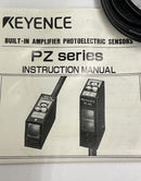 Keyence PZ-42L Photoelectric Sensor w/ Built-in Amplifier and Bracket-4