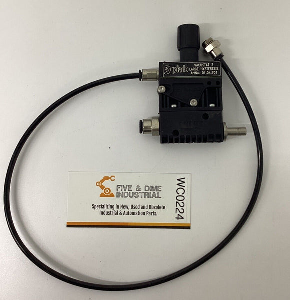 Piab 01.04.701 Vacuum Pressure Regulator Vacustat 2