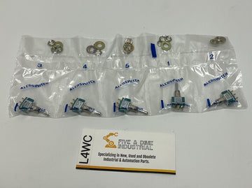 Alco MTA-106G Lot of 5 Momentary On-Off-On Switch 6A 125V / 3A 250V