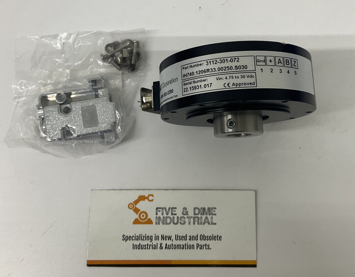 JBT 3112-301-072 Incremental Encoder 4.75-30VDC | Five and Dime ...