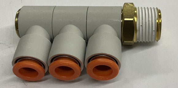 SMC KQ2VT09-36S 3-Port Banjo Fitting 5/16" X 3/8" NPT