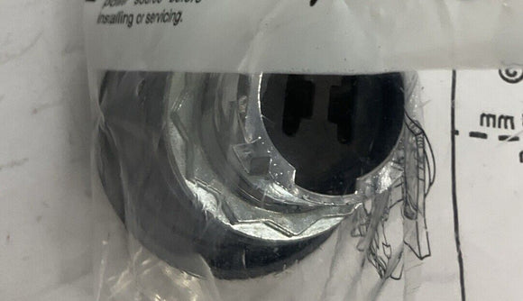 Allen Bradley 800FM-MM42 Black Mushroom Momentary Push Button 40mm