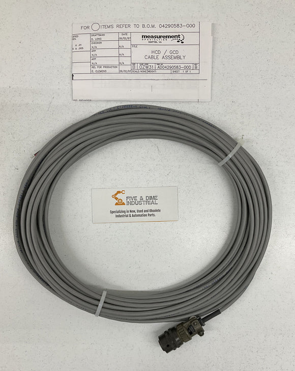 Measurement Specialties 04290583-000 Sensor Cables