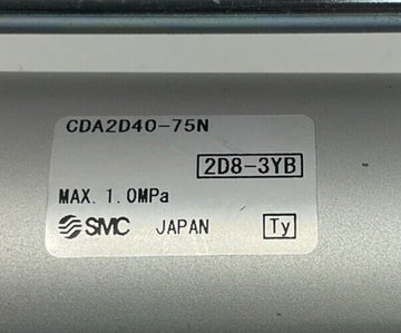 SMC CDA2D40-75N Tie Rod Cylinder 145PSI - 0
