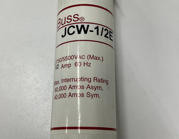 Cooper Bussman Buss JCW-1/2E Fuse 1/2 Amp 2750/5500V-AC 60HZ - 0