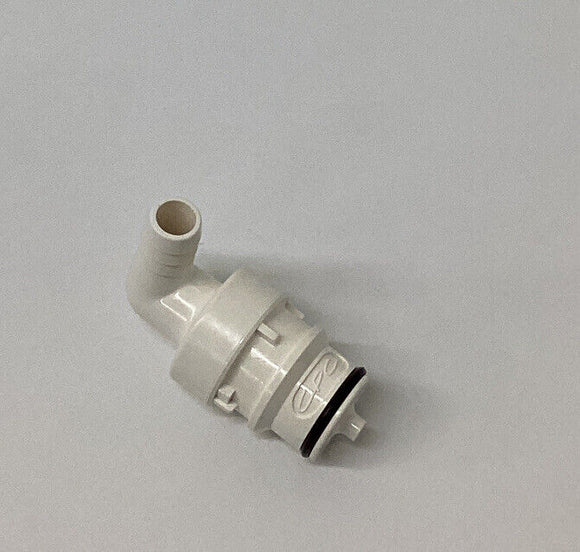 CPC Colder Products HFCD23635 3/8  Barb Valved Elbow Package of (2)