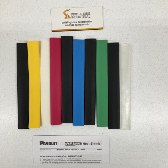 Panduit HSTT50-YK1 1/2” 1 PK Assorted Colors