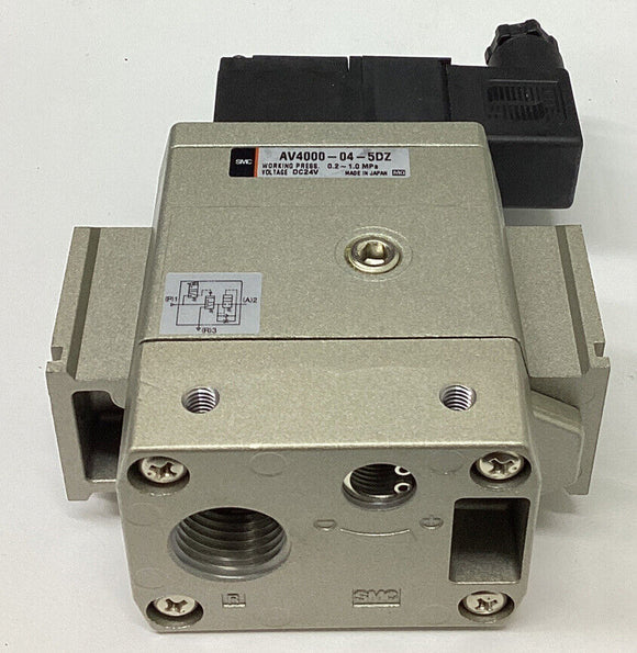 SMC AV400-04-5DZ Pneumatic Valve 24VDC 0.2-1.0 MPa