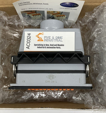 Mencom MQLS-24IVA40 24-Pole Rectangular Connector Kit M40, Single Latch