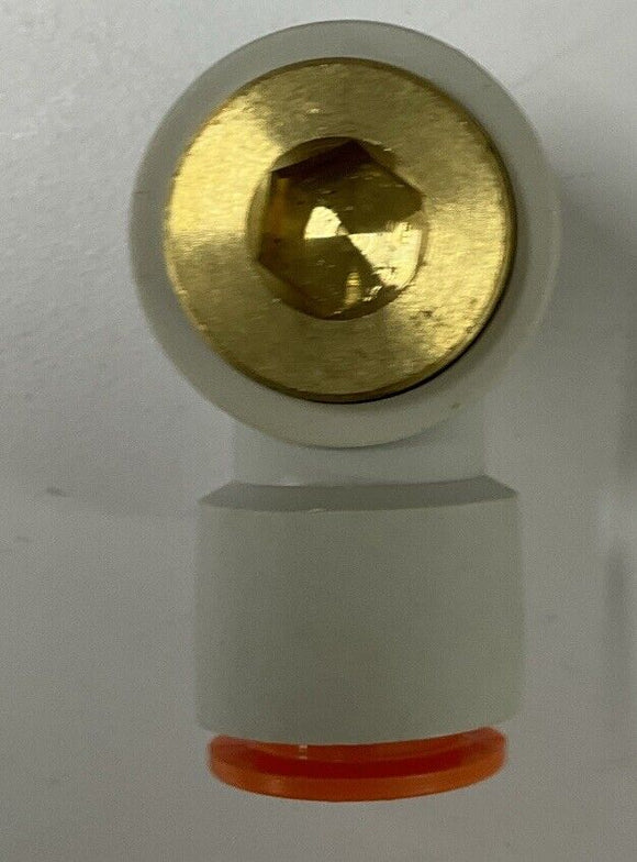 SMC  KQ2VS13-37S Tube Hex Socket Elbow  1/2  NPT X 1/2  OD  Lot of 10