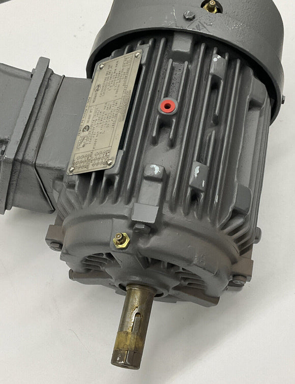 Siemens R6ZPSD 2-HP Motor 3495 RPM, Frame: 145T 230/460 60Hz 3-Phase