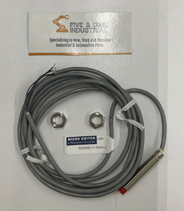 Honeywell 922AB1Y-34N-L Microswitch  Proximity Sensor