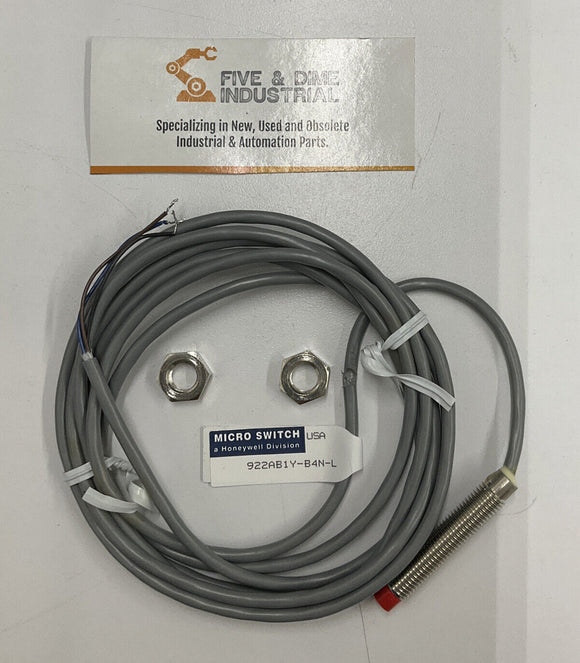 Honeywell 922AB1Y-34N-L Microswitch  Proximity Sensor
