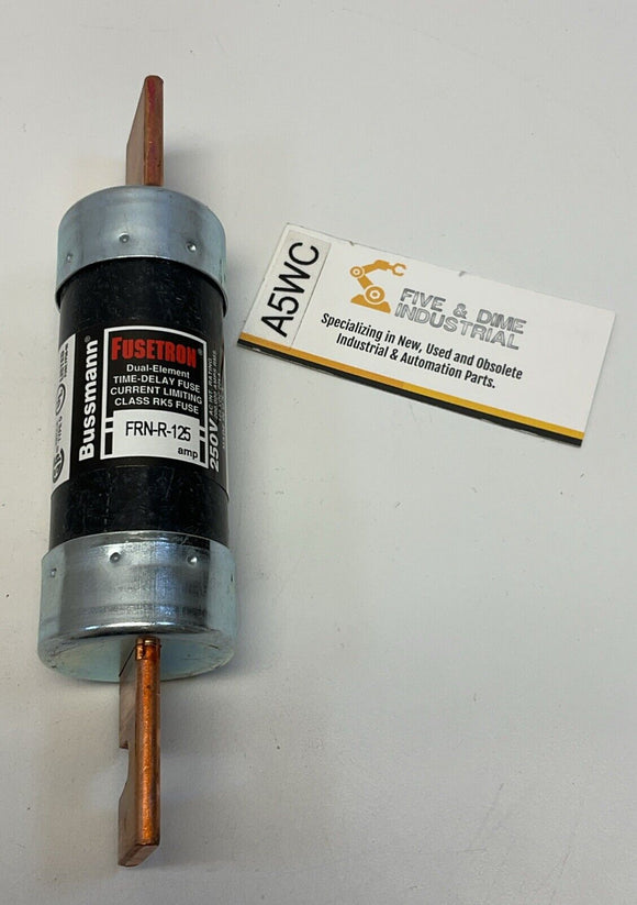 Bussmann Fusetron FRN-R-125 Fuse 125 Amp 250V