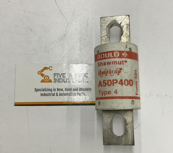 Gould Shawmut A50P400 Fuse 400A Type 4 500 Vac