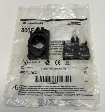 Allen Bradley 800E-3DL3 Latch Module for 22.5mm Push Buttons - 0