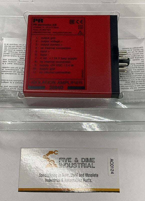 PR Electronics 2284E2D1 Isolation Amplifier 2284