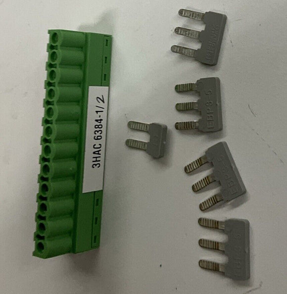 Phoenix Contact A81.XS4 Screw Terminal Block w/ Jumpers 4 12 Pin