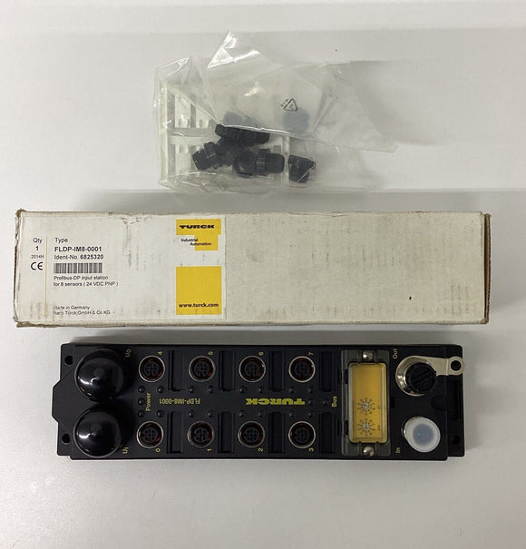 Turck FLDP-IM8-0001 Module Profibus Input Station 8-Sensor 6825320