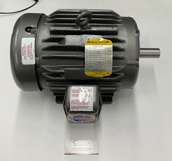 Baldor M3663T 5HP 230/460 Vac Industrial Motor 3450RPM Frame184T Hz60