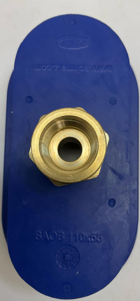 Schmalz 10.01.06.03077 / SAOB-110x55-NBR-60-Npt 3/8 Oval Vacuum Cup