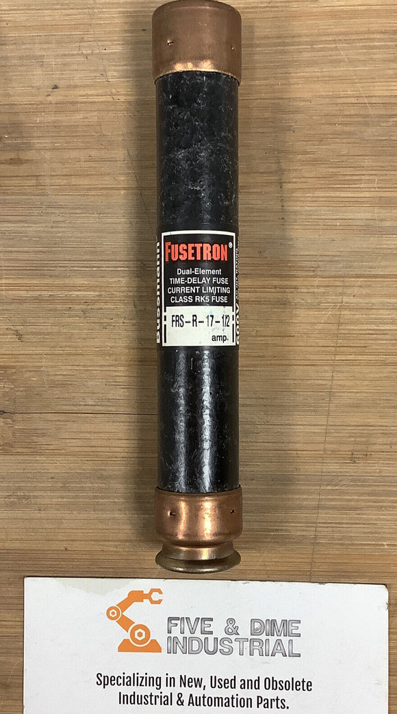 Bussmann / Fusetron FRS-R-17-1/2 Lot of 2   600V Fuse (GR124)