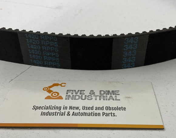 Megadyne Isoran 1420-RPP5-343 Timing Belt 1420mm L x 25mm W x 5mm Pitch