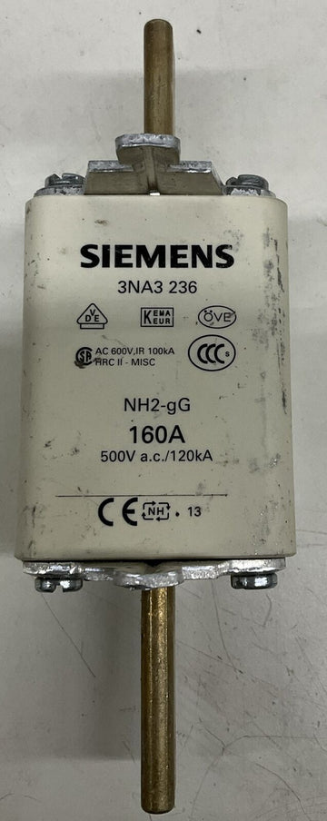 Siemens 3NA3 236 Fuse 160A 500V - 0