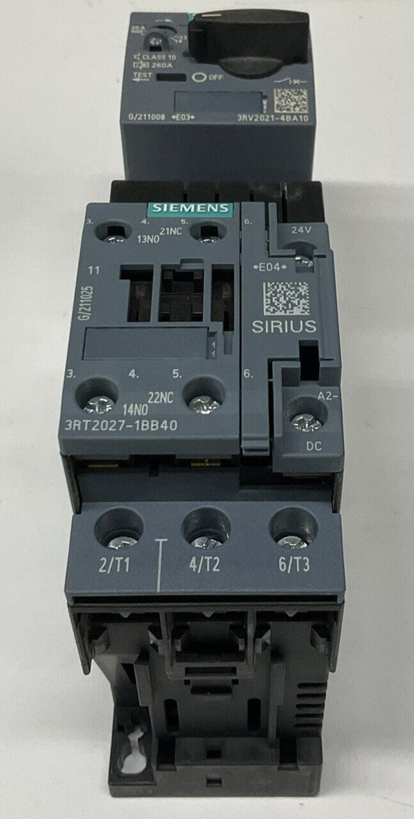 Siemens 3RA2120-4BA27-0BB4 Starter Combination Load  Feeder 13-20A